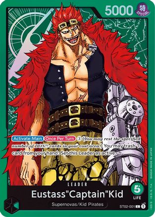 Eustass"Captain"Kid (001) - ST02-001 - Leader