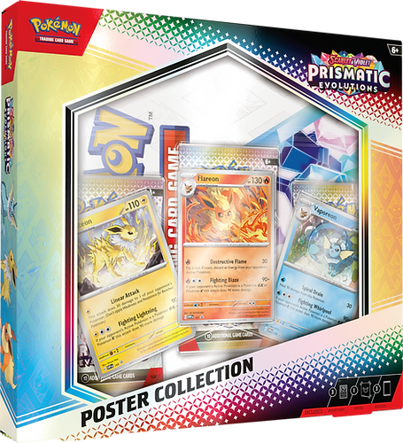 Pokemon - Scarlet & Violet - Prismatic Evolutions - Poster Collection (Pre-Order)