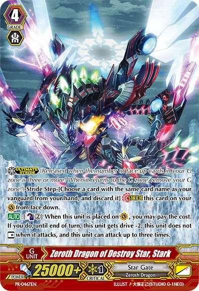 Zeroth Dragon of Destroy Star, Stark (PR/0467EN) [Promo Cards]