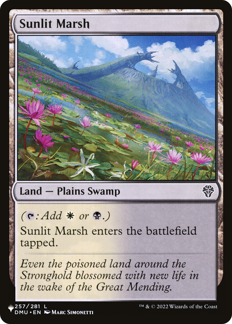 Sunlit Marsh [The List Reprints]