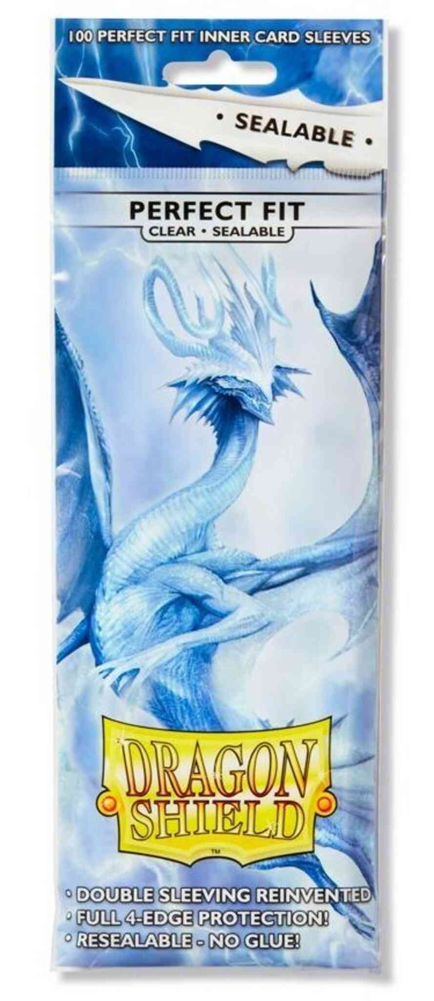 Dragon Shield - 100ct Standard Size - Perfect Fit Sealable - Clear