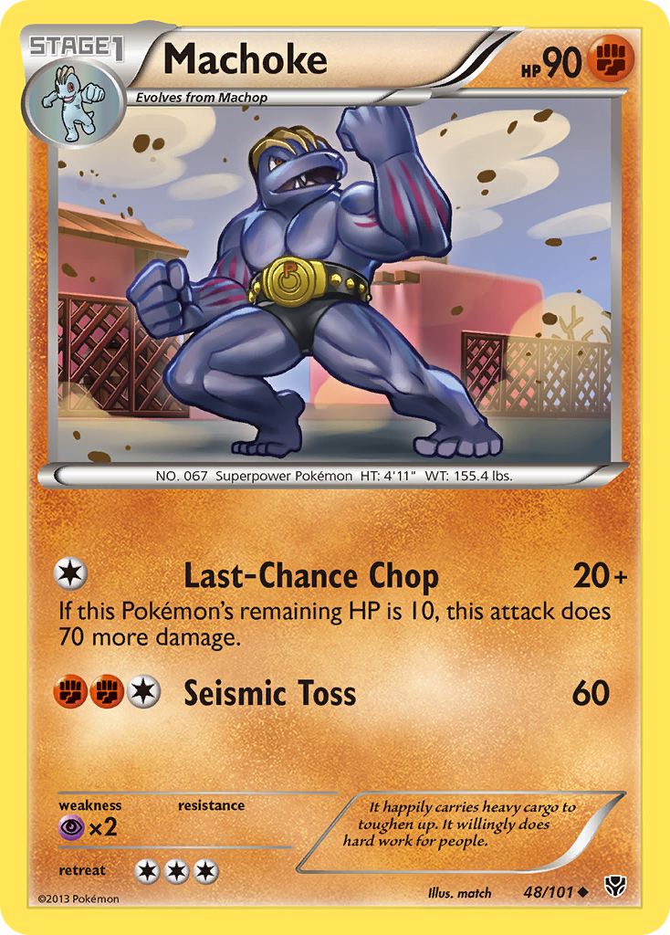 Machoke (48/101) [Black & White: Plasma Blast]