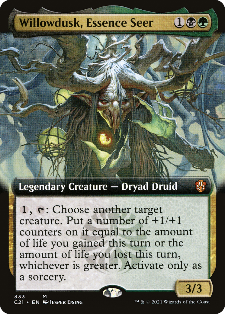 Willowdusk, Essence Seer (Extended Art) (C21-333) - Commander 2021: (Extended Art)