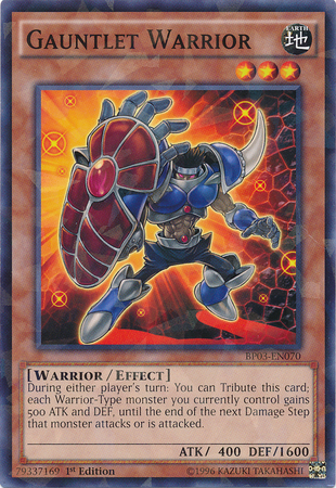 Gauntlet Warrior [BP03-EN070] Shatterfoil Rare