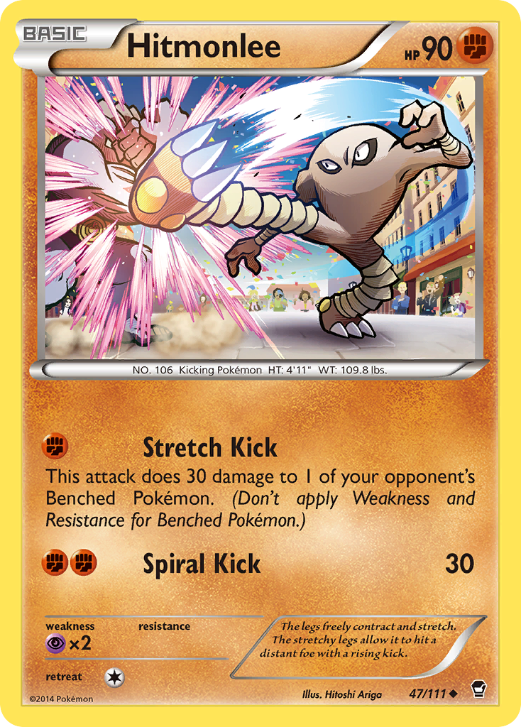 Hitmonlee (47/111) [XY: Furious Fists]