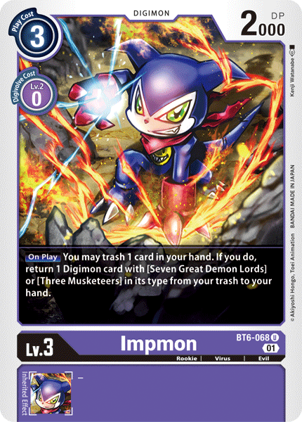 Impmon [BT6-068] [Double Diamond]