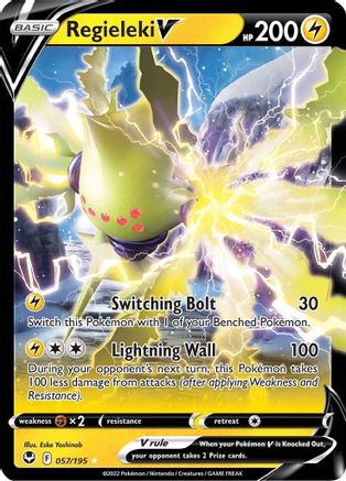 Regieleki V - 057/195 - Ultra Rare - Holofoil