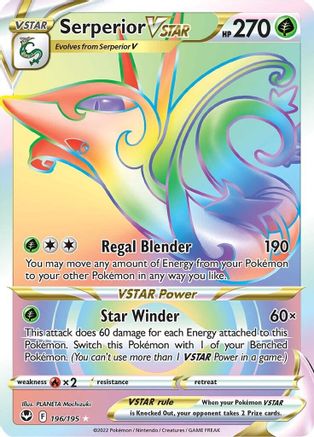 Serperior VSTAR (Secret) - 196/195 - Secret Rare