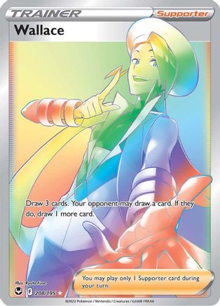 Wallace (Secret) - 208/195 - Secret Rare