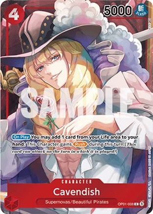 Cavendish (Box Topper) - OP01-008 - Common