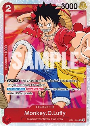 Monkey.D.Luffy (024) - OP01-024 - Super Rare