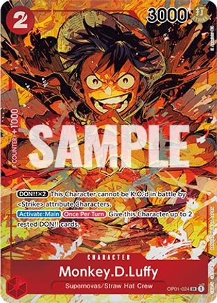 Monkey.D.Luffy (024) (Parallel) - OP01-024 - Super Rare