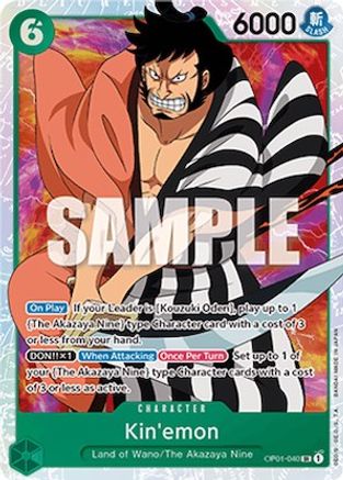 Kin'emon - OP01-040 - Super Rare