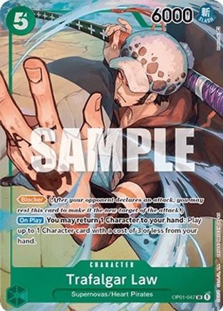 Trafalgar Law (047) (Parallel) - OP01-047 - Super Rare