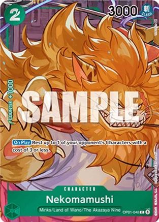 Nekomamushi (Box Topper) - OP01-048 - Common