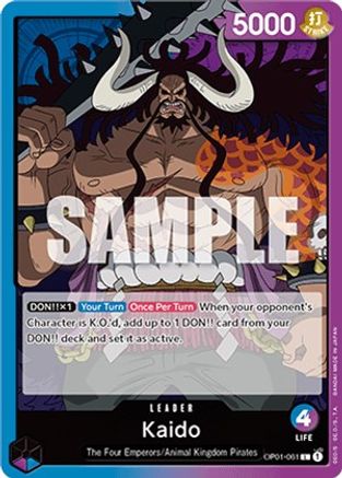 Kaido (061) - OP01-061 - Leader