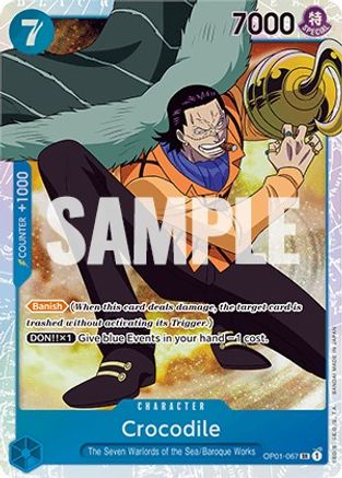 Crocodile (067) - OP01-067 - Super Rare