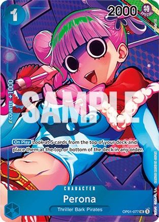 Perona (Box Topper) - OP01-077 - Uncommon
