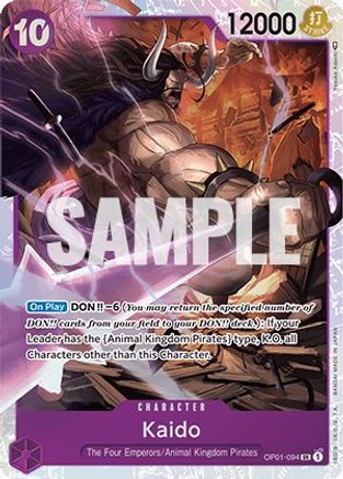 Kaido (094) - OP01-094 - Super Rare