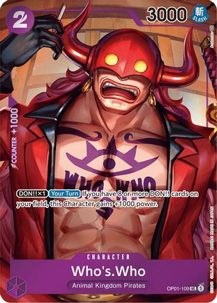 Who's.Who (Box Topper) - OP01-109 - Uncommon