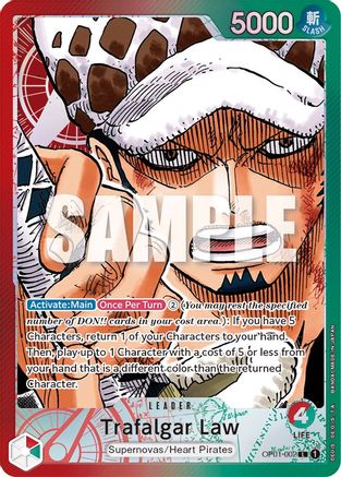 Trafalgar Law (002) (Parallel) - OP01-002 - Leader