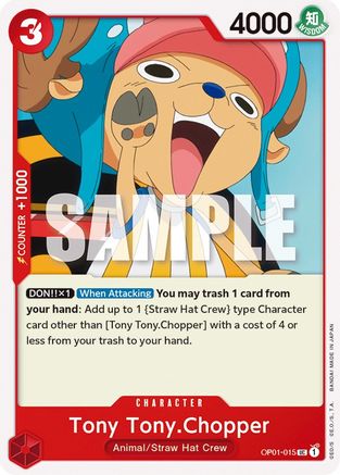Tony Tony.Chopper - OP01-015 - Uncommon