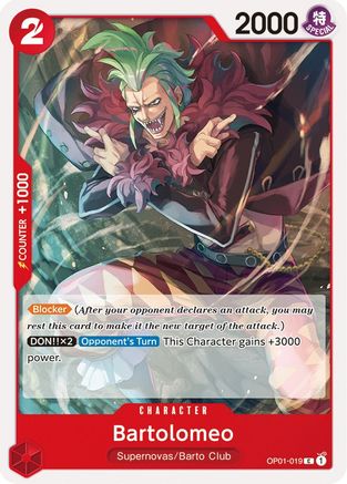 Bartolomeo - OP01-019 - Common