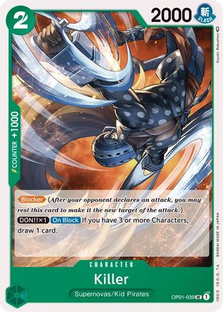 Killer - OP01-039 - Uncommon