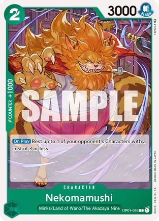 Nekomamushi - OP01-048 - Common