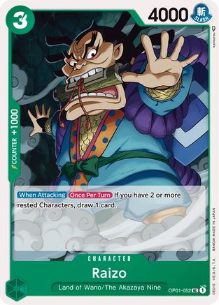 Raizo - OP01-052 - Uncommon
