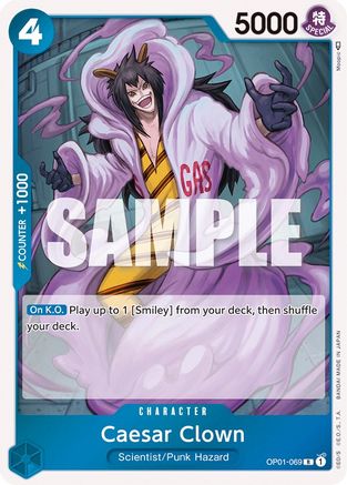 Caesar Clown - OP01-069 - Rare