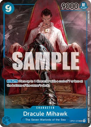 Dracule Mihawk (Parallel) - OP01-070 - Super Rare
