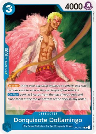Donquixote Doflamingo (073) - OP01-073 - Rare
