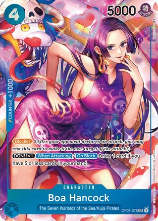 Boa Hancock (Parallel) - OP01-078 - Super Rare