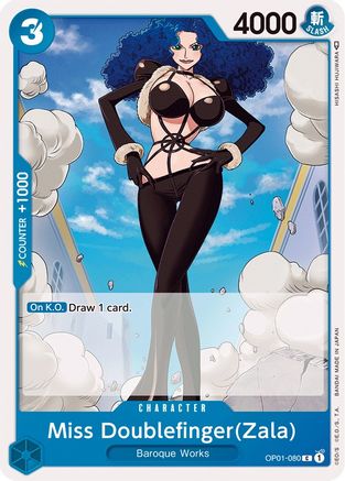 Miss Doublefinger(Zala) - OP01-080 - Common