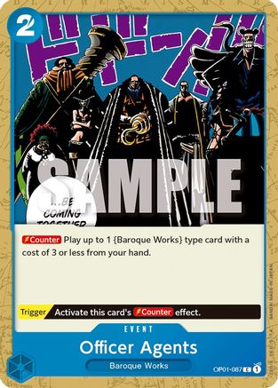 Officer Agents - OP01-087 - Common