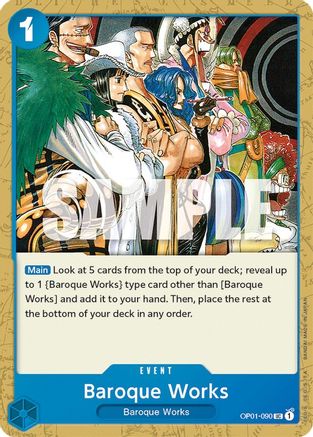 Baroque Works - OP01-090 - Uncommon