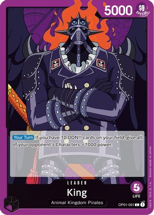 King (091) - OP01-091 - Leader