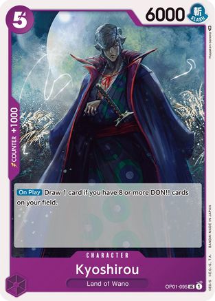 Kyoshirou - OP01-095 - Uncommon