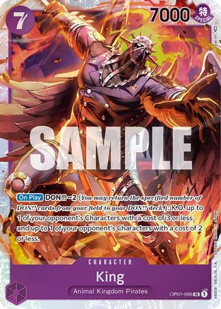 King (096) - OP01-096 - Super Rare