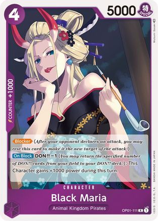 Black Maria - OP01-111 - Rare