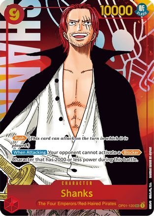 Shanks (Parallel) - OP01-120 - Secret Rare