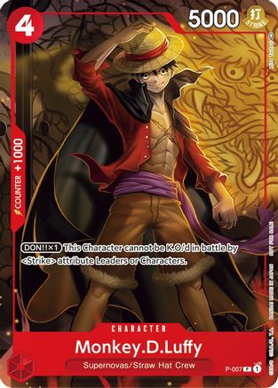 Monkey.D.Luffy - P-007 (Tournament Pack Vol. 1) - P-007 - Promo