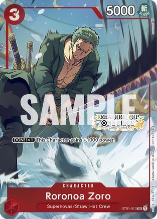 Roronoa Zoro - ST01-013 (Treasure Cup) - ST01-013 - Promo