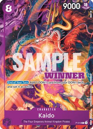Kaido - P-010 (Winner Pack Vol. 1) - P-010 - Promo