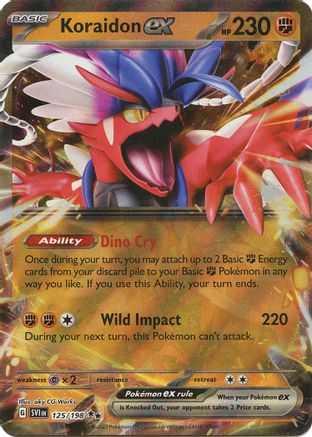 Koraidon ex - 125/198 - Double Rare - Holofoil