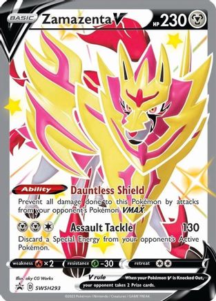 Zamazenta V (Shiny) - SWSH293 - Promo - Holofoil