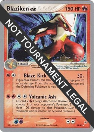 Blaziken ex - 2004 (Chris Fulop) - 089 - Ultra Rare