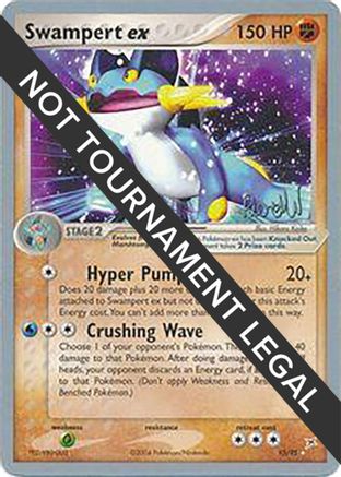 Swampert ex - 2004 (Reed Weichler) - 095 - Ultra Rare