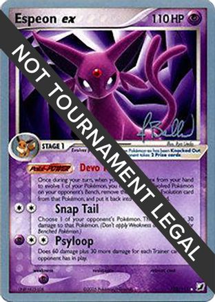 Espeon ex - 2006 (Jimmy Ballard) - 102 - Ultra Rare